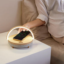 Load image into Gallery viewer, LuxLamp Wireless Charger + Bluetooth Speaker
